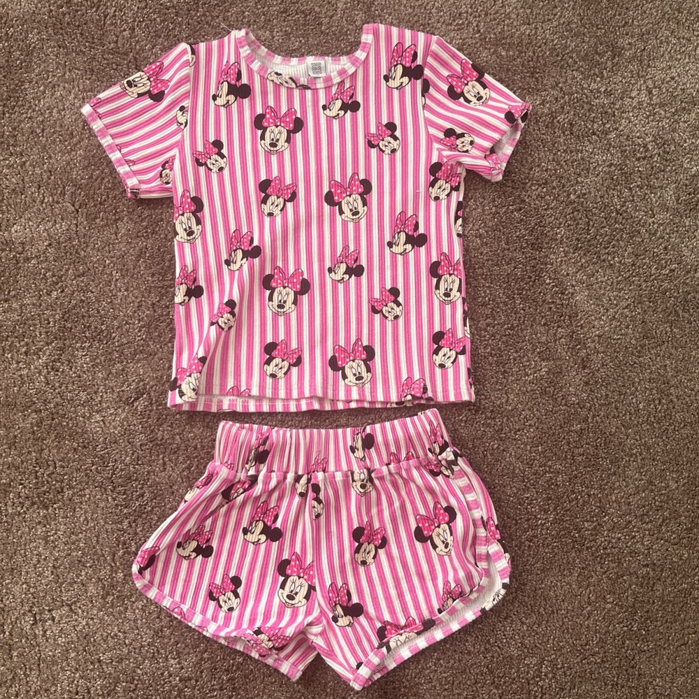 Wild Rich Kids Ribbed Minnie Set